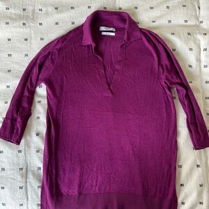 Women's Purple Cashmere Sweater